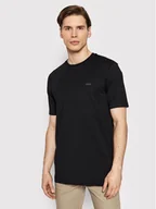 Koszulki męskie - Boss T-Shirt Thompson 01 50468347 Czarny Regular Fit - miniaturka - grafika 1