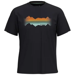 Koszulka Smartwool Mountain Horizon Short Sleeve Graphic T Rozmiar: L / Kolor: czarny - Koszulki sportowe męskie - miniaturka - grafika 1