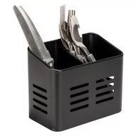 Pozostałe akcesoria kuchenne - Czarny stojak na sztućce Wenko Black Outdoor Kitchen Baco - miniaturka - grafika 1
