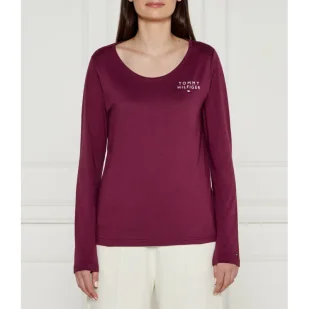 Tommy Hilfiger Bluzka | Slim Fit - Bluzki damskie - miniaturka - grafika 1