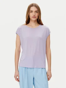 Vero Moda T-Shirt Ava 10284468 Fioletowy Regular Fit - Koszulki i topy damskie - miniaturka - grafika 1