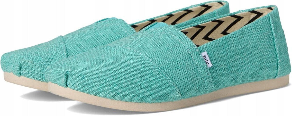 TOMS NIEBIESKIE TRAMPKI DAMSKIE Z TKANINY WSUWANE 35,5 6GA