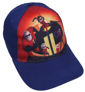 Granatowo-pomarańczowa czapka z daszkiem INIEMAMOCNI 2 Disney 54 cm - Czapki damskie - miniaturka - grafika 1