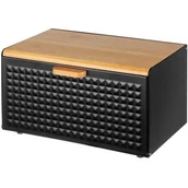 Chlebaki - Chlebak Stalowy Z Drewnianą Pokrywą 2707 Lumarko! - miniaturka - grafika 1