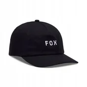 Czapki i chusty sportowe męskie - Czapka Z Daszkiem Fox Wordmark Adjustable Black/White Os - miniaturka - grafika 1