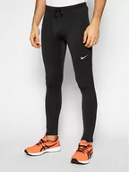 Spodnie sportowe męskie - Nike Legginsy Challenger CZ8830 Czarny Tight Fit - miniaturka - grafika 1