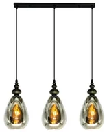 Lampy sufitowe - ELEM Lampa sufitowa na listwie idealna do jadalni 2045/3 BL z serii MOKKA - miniaturka - grafika 1