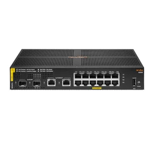 Aruba 6000 12G Class4 PoE 2G/2SFP 139W Zarządzany L3 Gigabit Ethernet (10/100/1000) Obsługa PoE 1U - Pozostałe akcesoria sieciowe - miniaturka - grafika 1