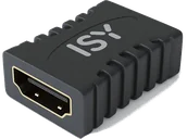 Złącza, przejściówki, adaptery - Adapter HDMI - (gniazdo-gniazdo) ISY IAD-1051 Czarny - miniaturka - grafika 1