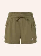 Spodenki damskie - Adidas Szorty Dresowe gruen - miniaturka - grafika 1