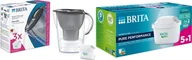 Dzbanki filtrujące - Dzbanek filtrujący Brita Marella + 9 wkładów MAXTRA PRO Pure Performance grafitowy - miniaturka - grafika 1