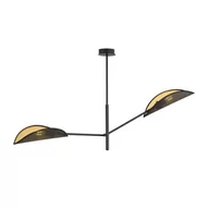 Lampy sufitowe - Emibig Vene lampa sufitowa 2-punktowa czarna/złota 1158/2 1158/2 - miniaturka - grafika 1