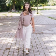 Chusty do noszenia dzieci - Chusta kółkowa Zaffiro Hug Me - Roma: Latte-U - miniaturka - grafika 1