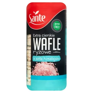 Sante Wafle ryżowe z solą himalajską 110 g - Pieczywo chrupkie - miniaturka - grafika 1