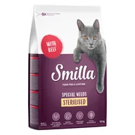 Sucha karma dla kotów - Smilla Adult Sterilised, z wołowiną - 10 kg - miniaturka - grafika 1