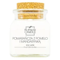 Świece - Świeca sojowa zapachowa POMARAŃCZA Z POMELO I MANDARYNKĄ 90g - miniaturka - grafika 1