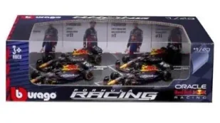 Red Bull Racing 4-pack1:43 BBURAGO - Samochody i pojazdy dla dzieci - miniaturka - grafika 1