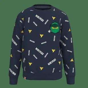 LEGO Wear bluza chłopięca Ninjago LW-12010376_1, 110 ciemnoniebieska - Bluzy i sweterki niemowlęce - miniaturka - grafika 1