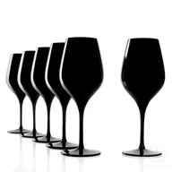 Kieliszki - Stolzle Lausitz Exquisit czarne kieliszki do wina 350ml 6 szt - miniaturka - grafika 1