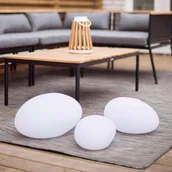 Lampy ogrodowe - Lampa solarna LED Globy kształt kamienia, 26,5 cm - miniaturka - grafika 1