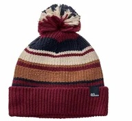 Czapki damskie - Dziecięca Czapka Z Pomponem Jack Wolfskin Pompom Beanie - miniaturka - grafika 1