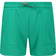 Spodnie i spodenki dla dziewczynek - Tommy Hilfiger Szorty | Regular Fit - miniaturka - grafika 1