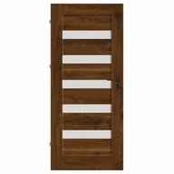 Drzwi wewnętrzne - Skrzydło drzwiowe pokojowe Notus orzech trend 70 lewe Nawadoor - miniaturka - grafika 1