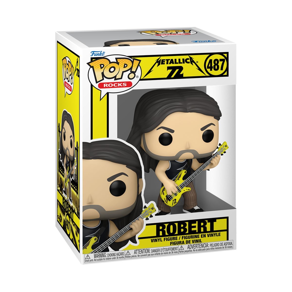 Funko, Funko POP!, MUZYKA, Figurka Kolekcjonerska,Metallica, Robert (72S)