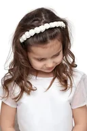 Ozdoby do włosów - Opaska do włosów dla dziewczynki na równe okazje jak żywa Madomi model OP16 - miniaturka - grafika 1