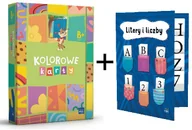 Edukacja przedszkolna - Superpakiet Kolorowe karty. Poziom B+. Pakiet + Klaser na Litery i liczby - miniaturka - grafika 1