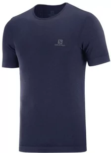 Salomon Koszulka Outspeed Seamless Wool Night Sky C14998 - Koszulki sportowe męskie - miniaturka - grafika 1