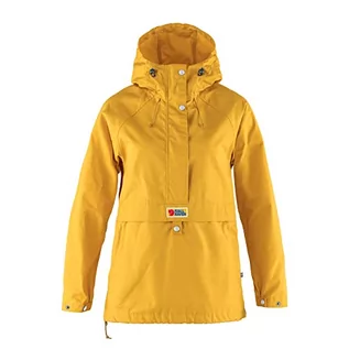 Bluzy damskie - Fjallraven FJALLRAVEN Damska bluza Vardag Anorak W, żółta, S 87009 - grafika 1