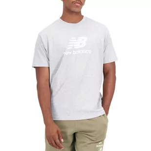 Koszulka New Balance MT31541AG - szara - Koszulki męskie - miniaturka - grafika 1