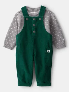 carter's 2-częściowy zestaw w kolorze zielono-szarym - Bluzy i sweterki niemowlęce - miniaturka - grafika 1