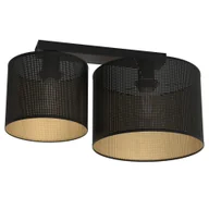 Lampy sufitowe - Lampa sufitowa z czarno-złotymi abażurami LX 5228 z serii LOFT SHADE - miniaturka - grafika 1