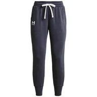 Spodnie sportowe damskie - Damskie spodnie dresowe Under Armour Rival Fleece Joggers Rozmiar: S / Kolor: ciemnoszary - miniaturka - grafika 1