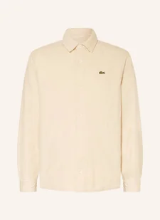 Lacoste Koszula Wierzchnia Ze Sztruksu weiss - LACOSTE - Koszule męskie - miniaturka - grafika 1