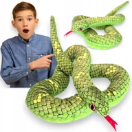 Maskotki i pluszaki - WĄŻ PLUSZOWY DŁUGI MAMBA Przytulanka Maskotka Paluszak JAK ŻYWY - miniaturka - grafika 1