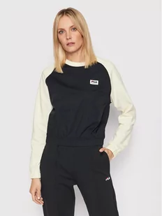 Fila Bluza Tabor FAW0001 Czarny Reglan Fit - Bluzy sportowe męskie - miniaturka - grafika 1