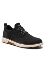 Półbuty męskie - Rieker Męskie buty sznurowane B3354, czarny, 41 EU - miniaturka - grafika 1
