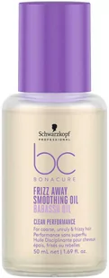 Schwarzkopf BC Bonacure Frizz Away Olejek wygładzający do włosów puszących się 50ml - Olejki do ciała i włosów - miniaturka - grafika 1