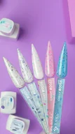 Lakiery hybrydowe - RUBBER BASE FRENCH "DNKa" (cover), 12 ml #0057 Candy - miniaturka - grafika 1
