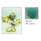 Figurki dekoracyjne - Crystocraft, miniaturka-figurka pozłacana SWAROVSKI/KAPELUSZ - miniaturka - grafika 1