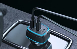 Ładowarka Samochodowa BlitzWolf BW-BC4 115W 3-Port USB-C PD QC FCP AFC SCP - Pozostałe akcesoria do telefonów Ładowarka Samochodowa BlitzWolf BW-BC4 115W 3-Port USB-C PD QC FCP AFC SCP - Pozostałe akcesoria do telefonów - miniaturka - grafika 1