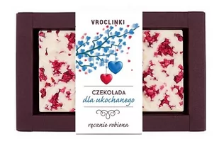 Czekolada Biała Z Malinami Dla Ukochanego Dwa Serca - Czekolada - miniaturka - grafika 1