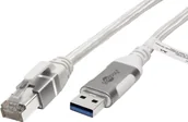 Kable miedziane - Goobay 74161 Kabel sieciowy USB 3.0 typu A Gigabit Ethernet 5 m - miniaturka - grafika 1