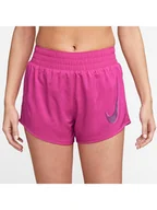 Spodnie sportowe damskie - Nike Szorty w kolorze różowym do biegania - miniaturka - grafika 1