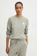 Bluzy damskie - Armani Exchange bluza damska kolor szary gładka 6DYM62 YJFYZ - miniaturka - grafika 1