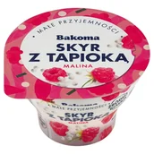 Kefiry, jogurty, maślanki - Bakoma Skyr z tapioką malina 150 g - miniaturka - grafika 1