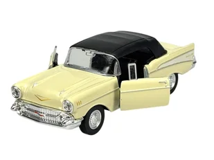 WELLY OLD TIMER 1957 CHEVROLET BEL AIR BEŻOWY Z DACHEM 1:34 SAMOCHÓD NOWY METALOWY MODEL 42357 - Samochody i pojazdy dla dzieci - miniaturka - grafika 1